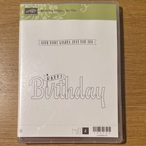 Stampin' Up! Birthday Wishes Stamp Set
